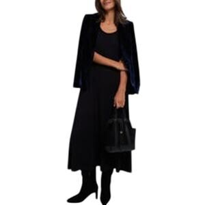 Tuckernuck Black Short Sleeve Sara Maxi Dress Size XS